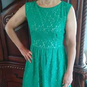 Green Lace Dress